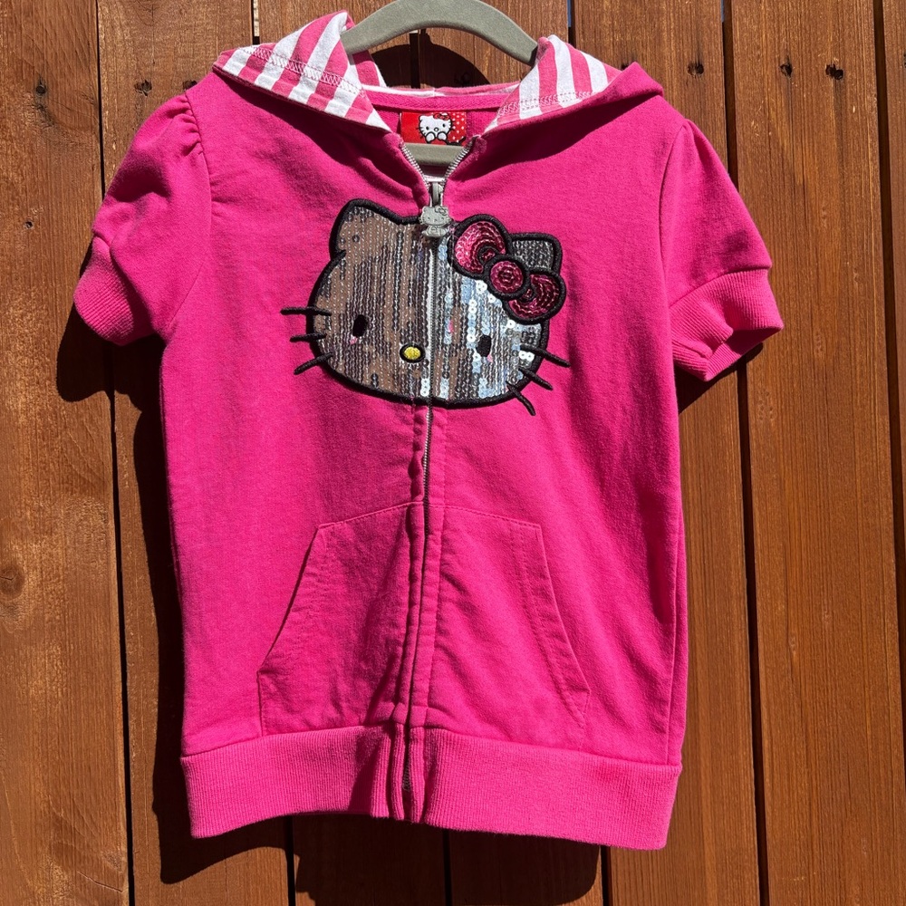 Hello Kitty Fuchsia Sequin Hoodie (5)